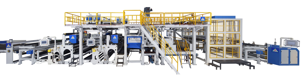 Non-asphalt base polymer self-adhesive waterproof coil production line
